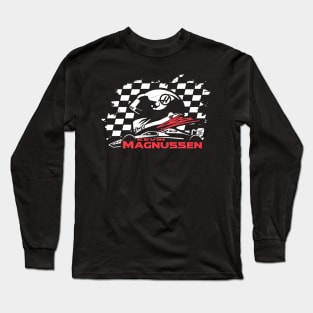 #20 Fan Checkered Flag Long Sleeve T-Shirt